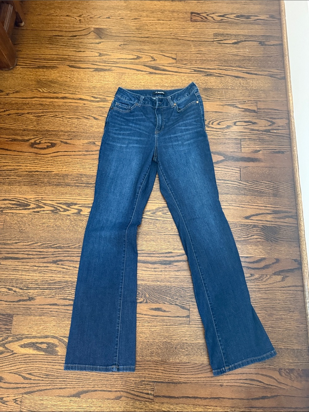 d. jeans Dark Blue Flare Denim Jeans